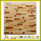 Mixed Color Natural Stone Marble Mosaic Wall Tile for Background