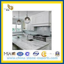 Natural Stone White Marble Slabs Countertops(YQG-MC1005)