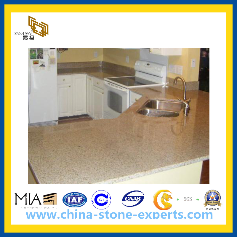 Popular Gold Granite Countertop for Kitchen /Bathroom (YQC-GC1003)