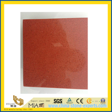 Pure Orange Artificial Stone Quartz for Tile, Slab, Countertop (YQC)