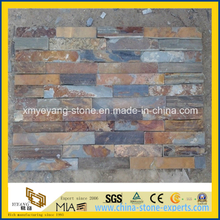 Dark Rusty Slate Stone Veneer for Exterior Wall Cladding