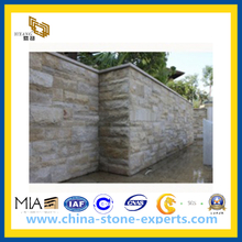 G682 Yellow Granite Mushroom Tile for Exterior Wall Building (YQW-GMS1211)