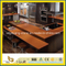 Prefab Orange Artificial Quartz Kitchen Counter Top / Bar Top