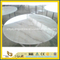 Chinese Guangxi White Marble Tabletop for Dinner Room