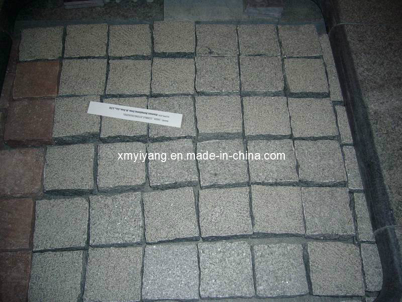 Natural Granite Grey Paving Stone, Cobblestone, Cubestone