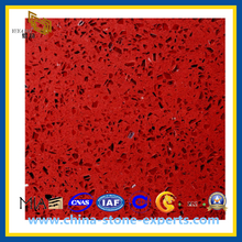 Prefab Specifications Interior Wall Panels Red Artificial Quartz Stone (YQZ-QS1009)