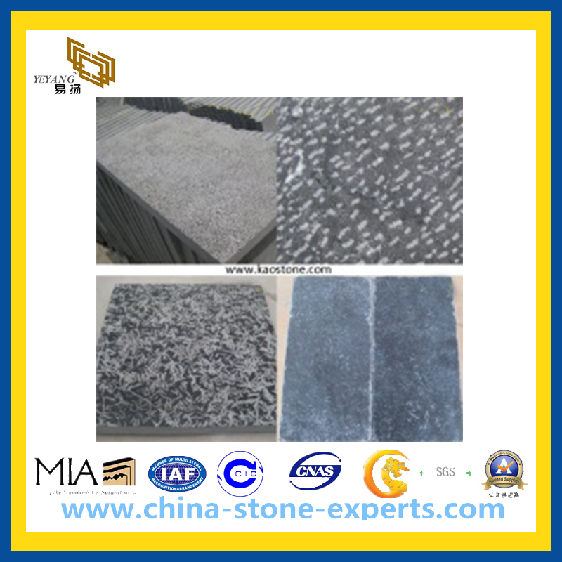 Bushhammered Blue Limestone for Floor Tile(YQG-PV1042)