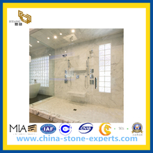 Polished Carrara Venato Stone Marble Tiles for Floor and Wall(YQC)