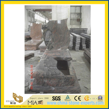 Multicolor Red Granite Stone Tombstone for Momument and Gravestone