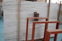 Eurasian Wood Grain Royal/Asia White Marble Slab for Top (YY-VEWGS)