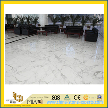 Guangxi White Marble Polished Stone Tile for Flooring/Wall