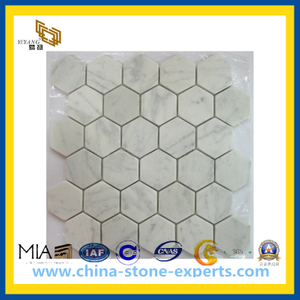 China White Pattern Marble Mosaic Tile (YQC)