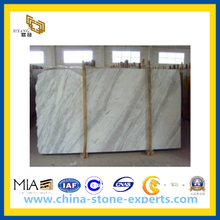 White Polished Volakas Marble Tile for Building Material(YQC)
