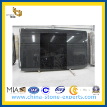 China Black Granite Slab for Tombstone and Wall (YQZ-GS)