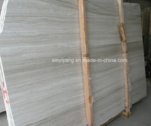 Natural Polished White Marble Slab for Tile / Flooring Tile & Wall