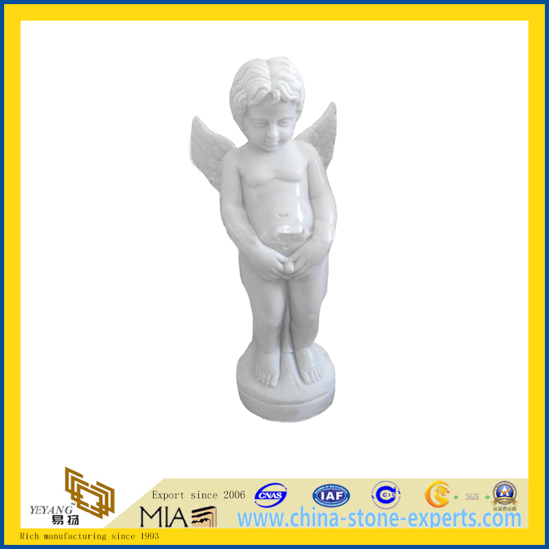 Marble Modern Art Stone Carving Sculpture for Outdoor Garden(YQC)