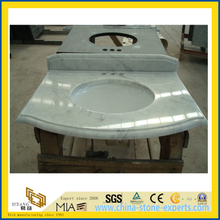 China White Granite Prefabricated Stone Countertops for Kitchen(YQW-GC100702)