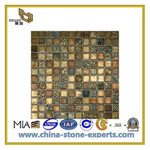 Polished Natural Stone Granite Marble Mosaic Tiles for Decorarion Wall/Flooring(YQC)