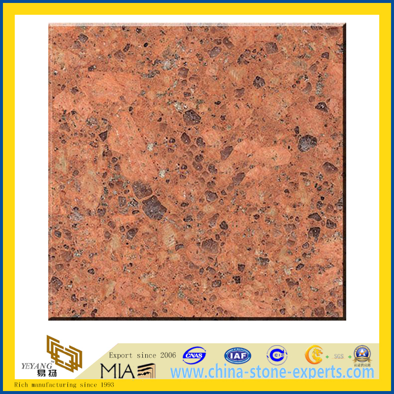 Polished Guangze Red Granite Slabs for Countertops (YQZ-G1037)