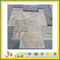Natural Beige Travertine Tile Paving Stone for Flooring, Paver, Garden(YQG-MS1040)