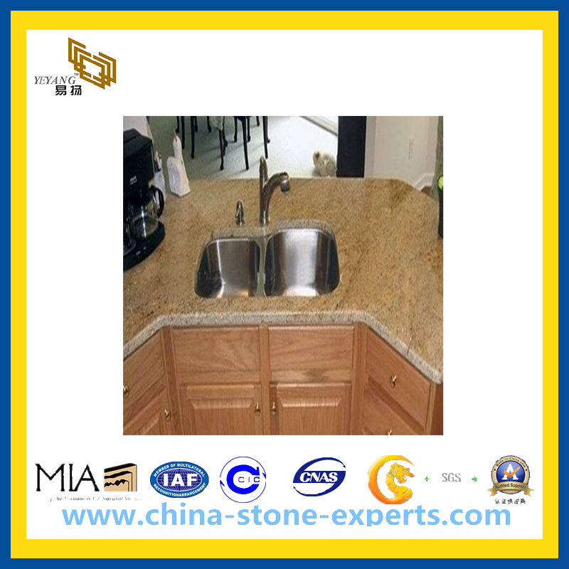Kashmir Gold Granite for Kitchen Countertop, Worktop, Table Top (YQG-GC1029)