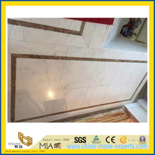 China Polished Castro White Marble Slab for wall tile(YQW)
