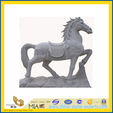 Cheap Granite Stone Animal Carving Sculpture with Horse(YQG-LS1045)