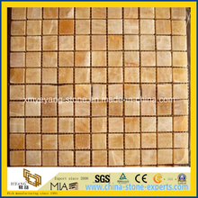 Natural Yellow Honey Onyx Mosaic Tile for Wall Decoration