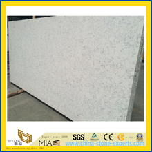 White Artifical Stone Quartz Slab for Countertopvanitytop