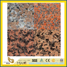 SGS Cheap Maple Red Granite Stone Slab for Decoration/Component/Countertop