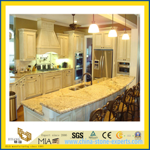 Polished Rust Gold Yellow Granite Countertop for Kitchen/Bathroom (YQC)