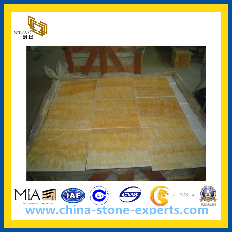 Honey Onyx/Resin Yellow/Yellow Onyx Tile (YQC)