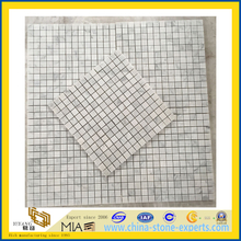 Carrara White Marble Stone Mosaic for Bathroom (YQZ-M)