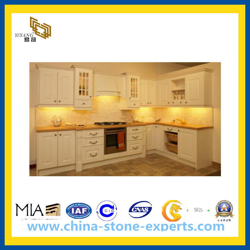 China Grey Wood Grained Marble Slab Tiles/Flooring/Countertop in Stock (YQA-GC)