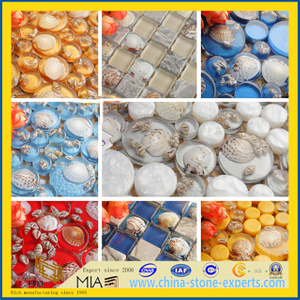Crystal Glass Mosaic for Wall, Swimming Pool, Tile(YQT)