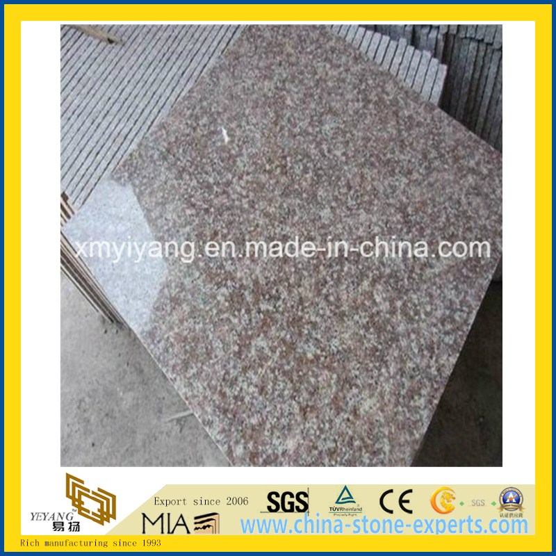 G687 Peach Red Natural Polished Stone Granite Tile for Outdoor/Exterior