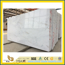 China Polished Castro White Marble Slab for Floor & Wall Tiles / Kitchen Countertops / Barthroom Vanity tops (YQW)