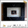 Black Nero Marquina Marble Slab Tile for Interior Flooring and Wall