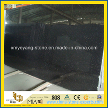High Polished Black Galaxy Granite Slab for Countertop or Cut-to-Size