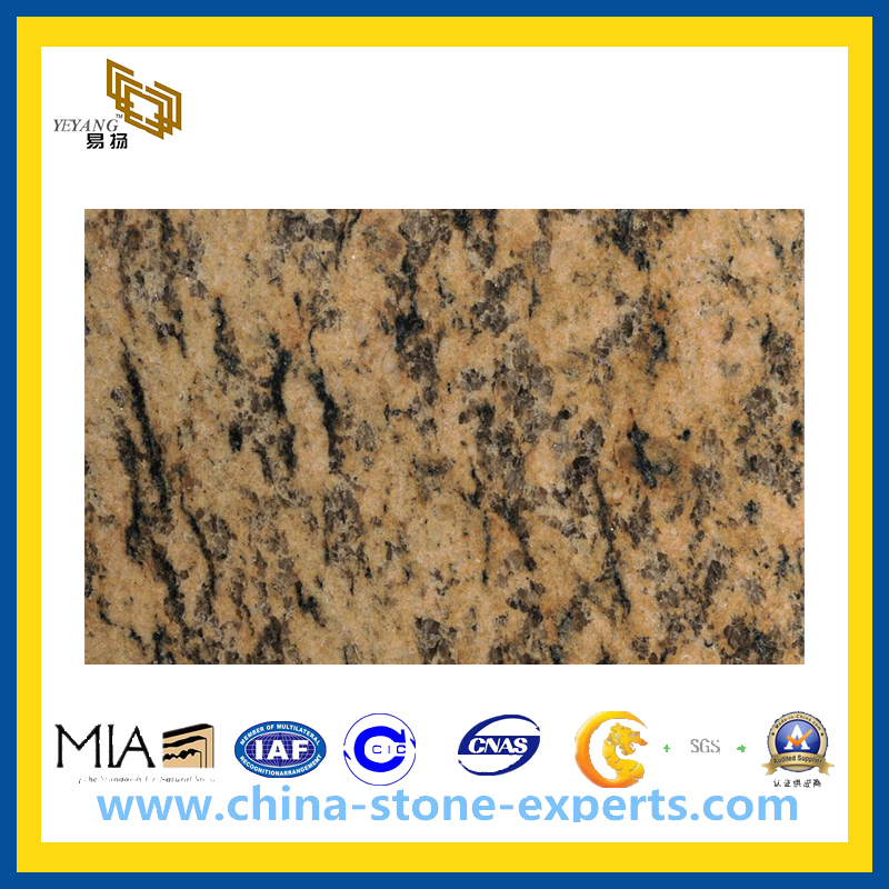  Multicolor Tiger Skin Yellow Granite Slab （YQZ-GS1011）