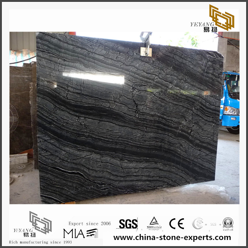Antique Wood Grainy Marble for Background（YQN-082902）