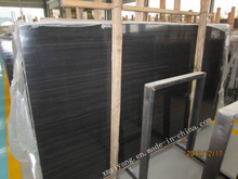 China Imperial Black Wooden Marble Tiles and Slabs (YY-VBWS)