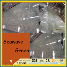 Popular Seawave Green Granite Slabs for Countertops / Wall