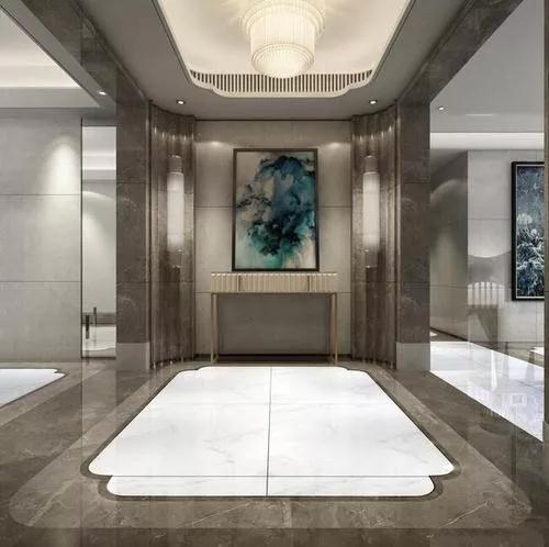 What are the daily maintenance and ground maintenance of marble floors?