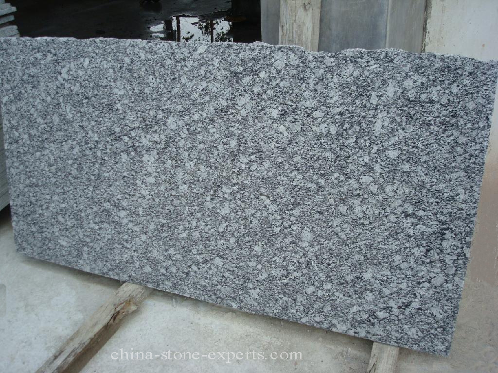 Spray White Spoondrift Granite Slab for Decoration / Countertop (YQZ-GS1007)