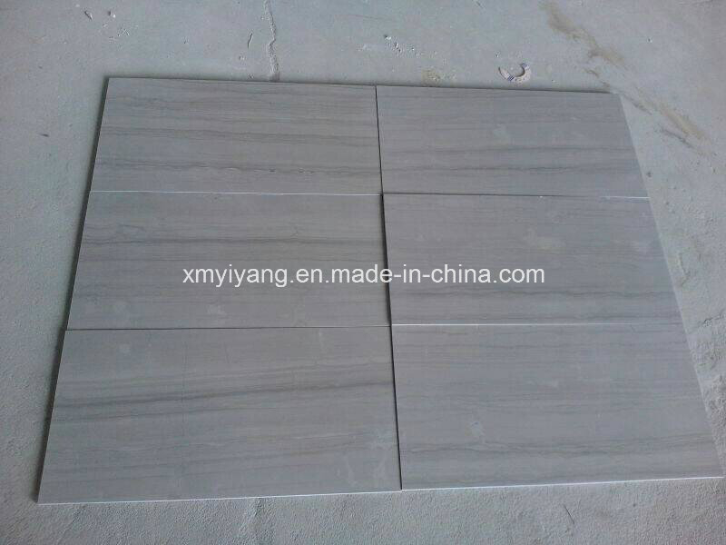 Athens Wood Grain Grey Marble for Flooring Tiles