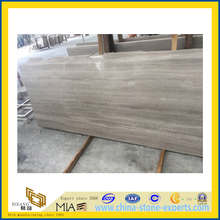 Light Grey Wood Marble Slabs(YQG-MS1036)