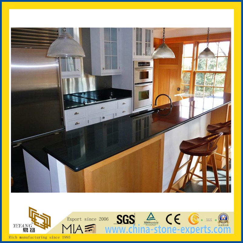 Absoutely Black Granite Countertops for Kitchen,Bathroom (YQW-GC1002)