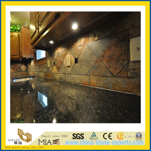 Natural Stone Polished Blue Pearl Granite Countertop for Kitchen/Bathroom (YQC)