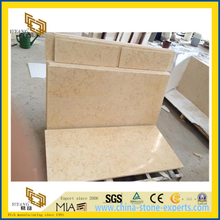 Natural Cream Rosebeige Marble Stone Tile for Flooring / Wall Cladding